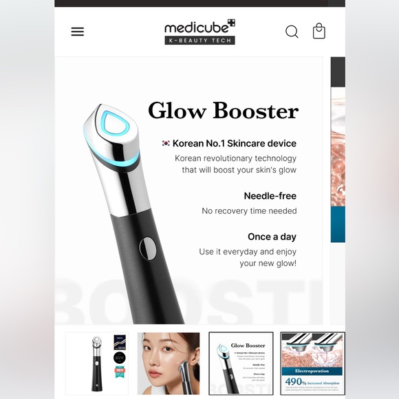 MEDICUBE AGE-R Booster-H Glow Boost Device - Picture 3 of 7